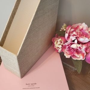kate spade Office - Kate Spade Grass Cloth Magazine Holder kate spade Office - Kate Spade Grass Cloth Magazine Holder